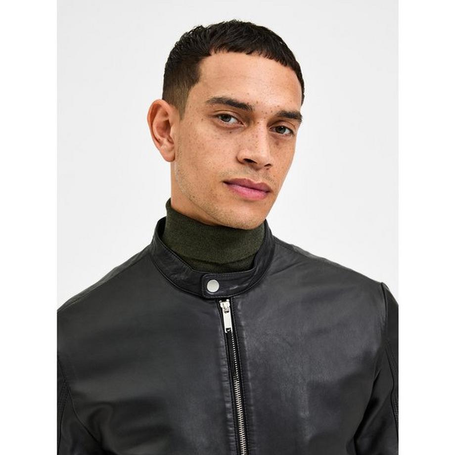 SELECTED SLHARCHIVE CLASSIC LEATHER JKT NOOS Veste en cuir 