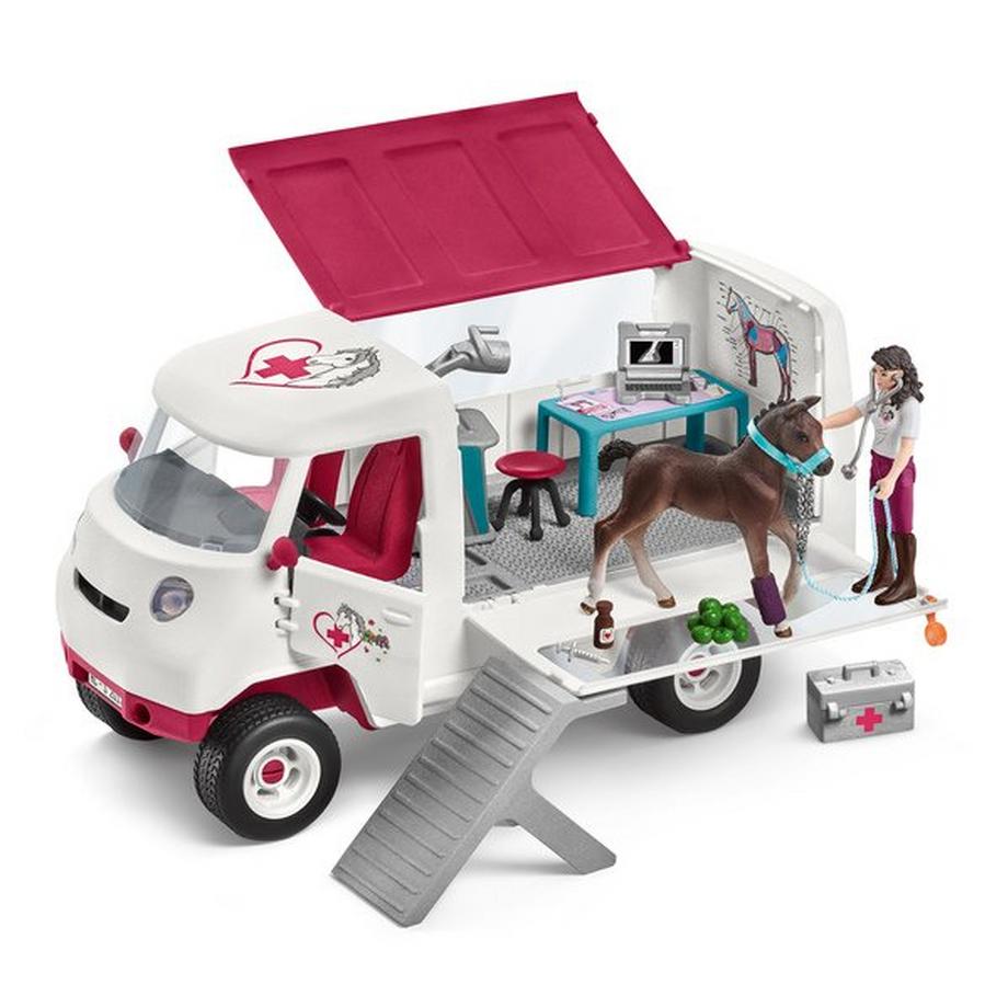 Schleich  42439 Vétérinaire mobile avec poulain Hanovrien 