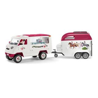 Schleich  42439 Mobile Tierärztin mit Hannoveraner Fohlen 