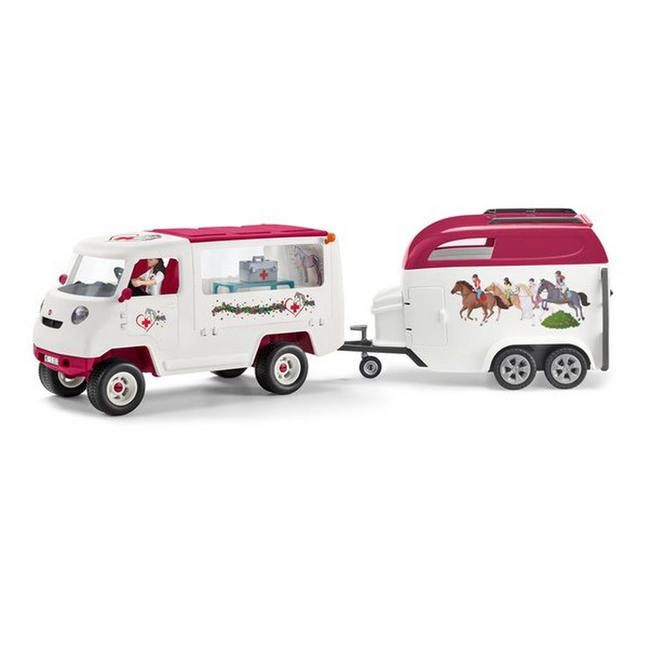 Schleich  42439 Vétérinaire mobile avec poulain Hanovrien 
