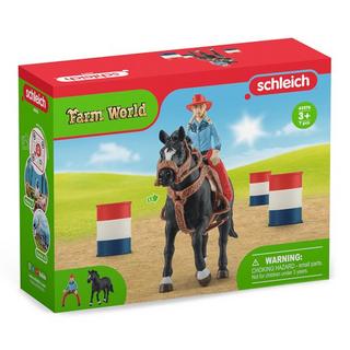 Schleich  42576 Corsa alla botte con la cowgirl 