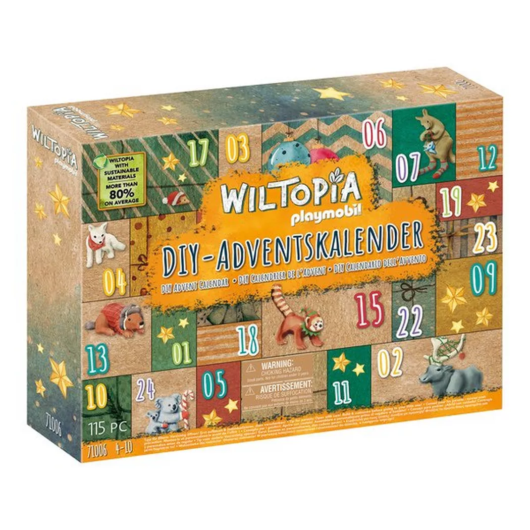 Playmobil - 71006 Wiltopia - DIY Adventskalender: Tierische Weltreise, Multicolor