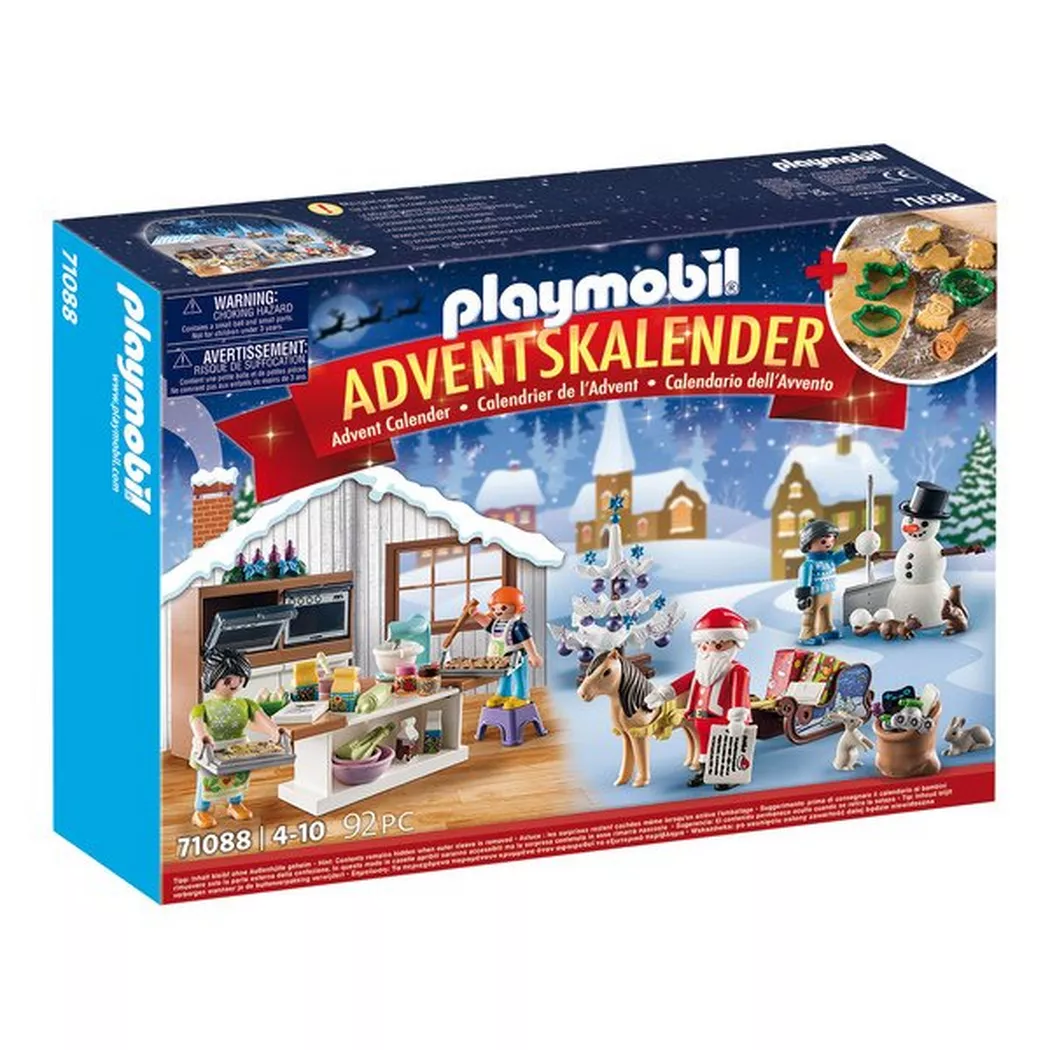 Playmobil - 71088 Adventskalender Weihnachtsbacken, Multicolor
