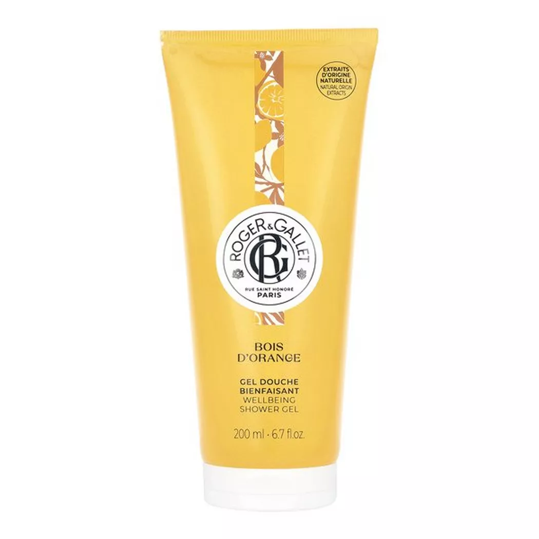 Roger & Gallet - Wohlfühl-Duschgel, Bois orange gel douche, 200 ml, Weiss