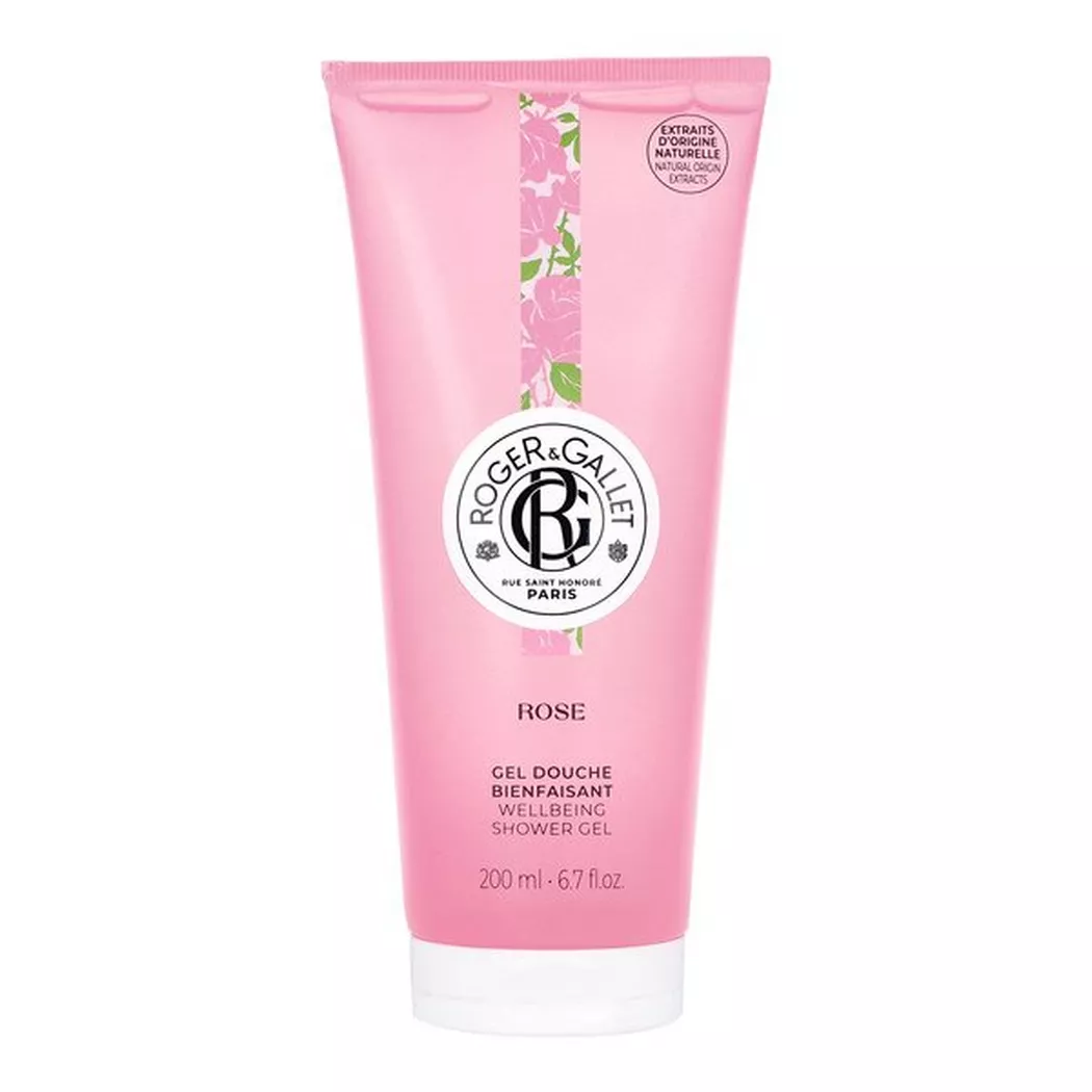 Roger & Gallet - Wohlfühl-Duschgel, Rose gel douche, 200 ml, Weiss