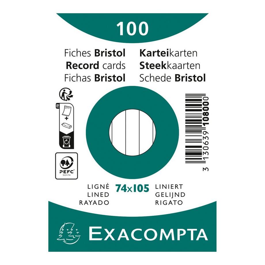Exacompta Karteikarten  