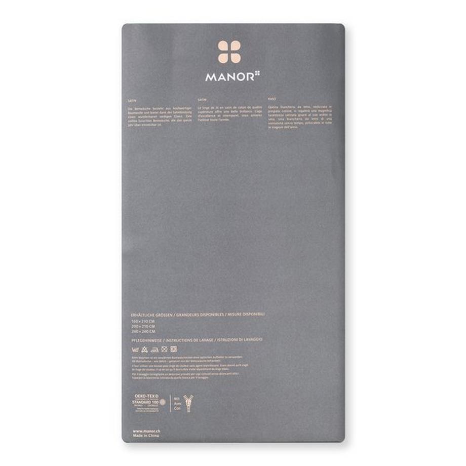 Manor Sateen Luxe Copripiumino  