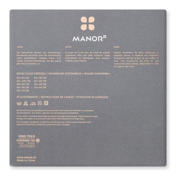 Manor Sateen Luxe Housse de traversin  