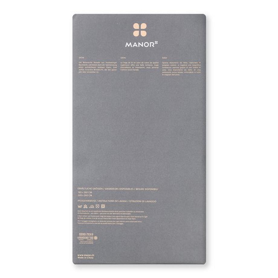 Manor Sateen Luxe Lenzuolo con Angoli  