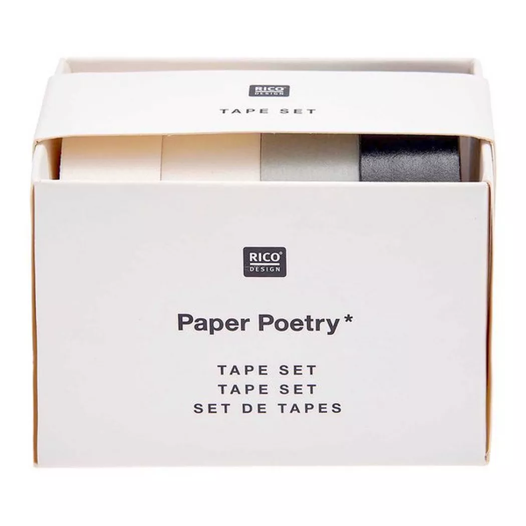 RICO-Design - Tape, 5X7X5CM, Schwarz/Weiss