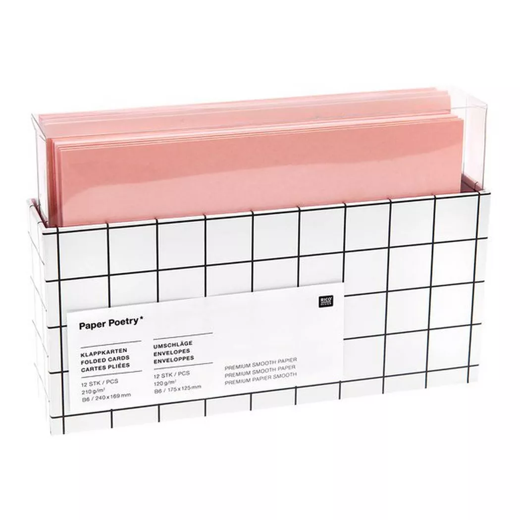RICO-Design - Karten-Set, DIN B6, Multicolor