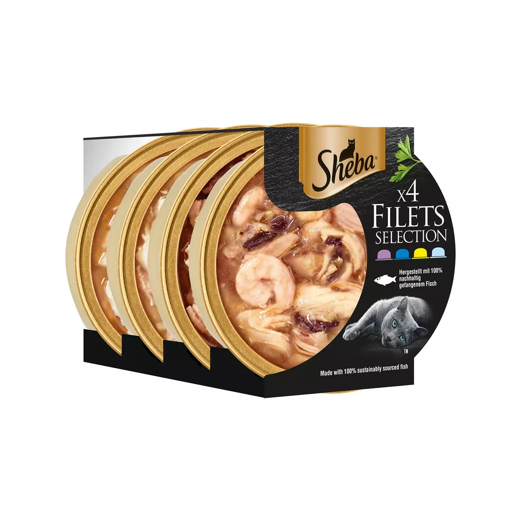 SHEBA -  Filets Selection 4x60g, Promotion, 240 g