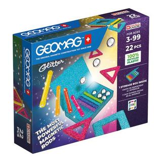 Geomag  Panels Green line Glitter 22 Teile 