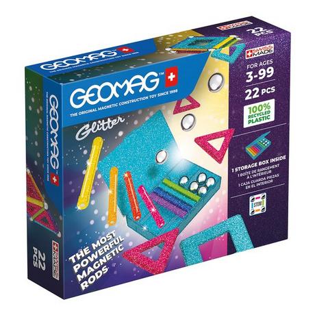 Geomag  Panels Green line Glitter 22 pcs 