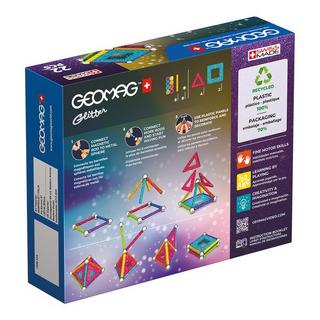 Geomag  Panels Green line Glitter 22 Teile 