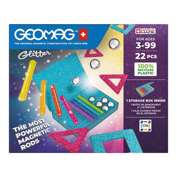 Geomag  Panels Green line Glitter 22 pcs 