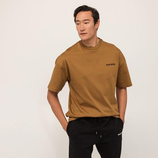 Image of SENSE T-Shirt SENSE Logo T-shirt brown - S