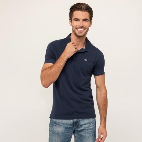 TOMMY JEANS TJM SLIM PLACKET POLO Polo, manches courtes 