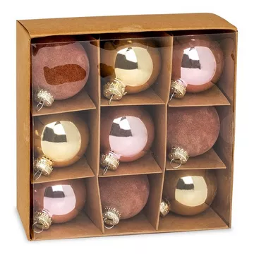 Set de boules de Noël en verre