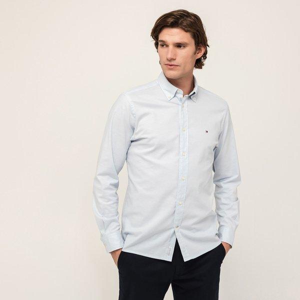 Image of Hemd, Langarm Herren Blau XL