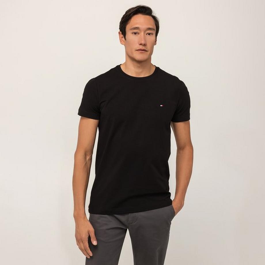 TOMMY HILFIGER Core Stretch Slim C-Neck T-Shirt Maniche Corte  