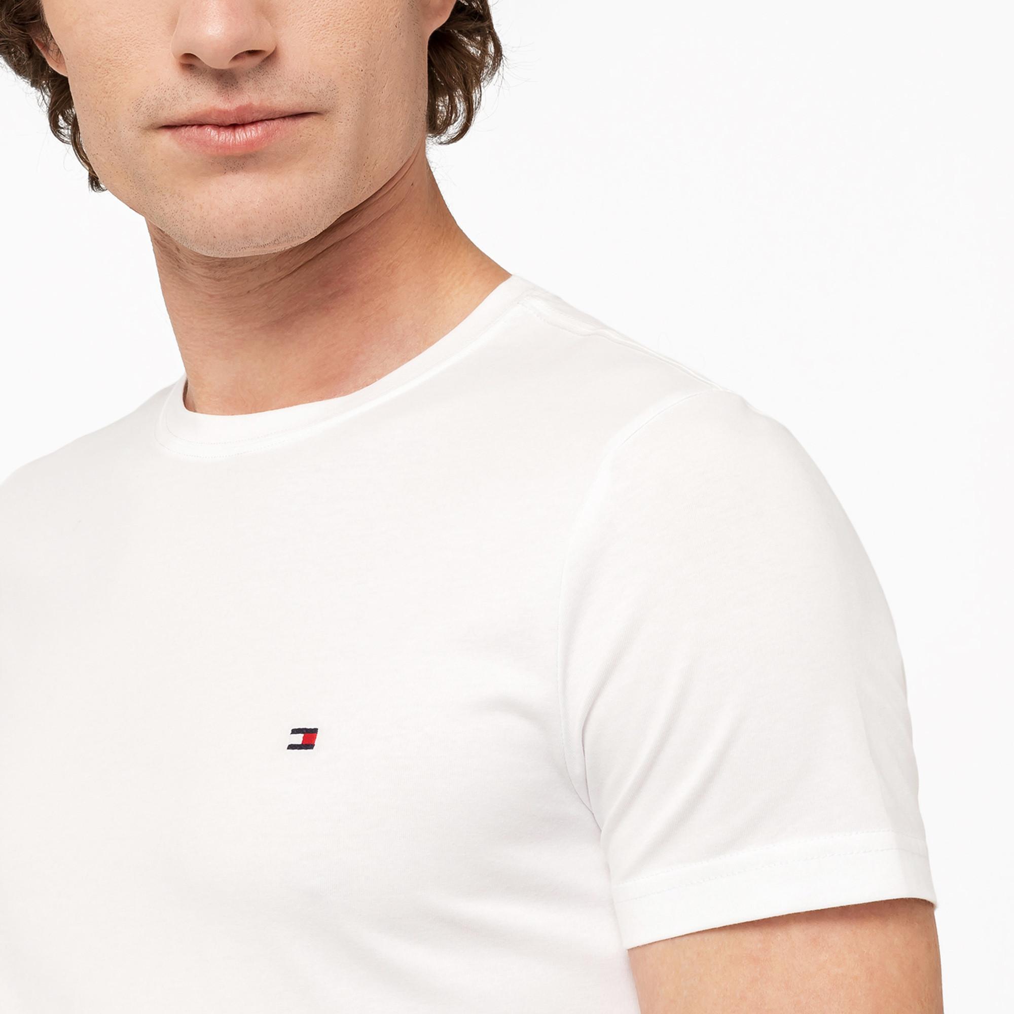 TOMMY HILFIGER Core Stretch Slim C-Neck Kurzarm T-Shirt  