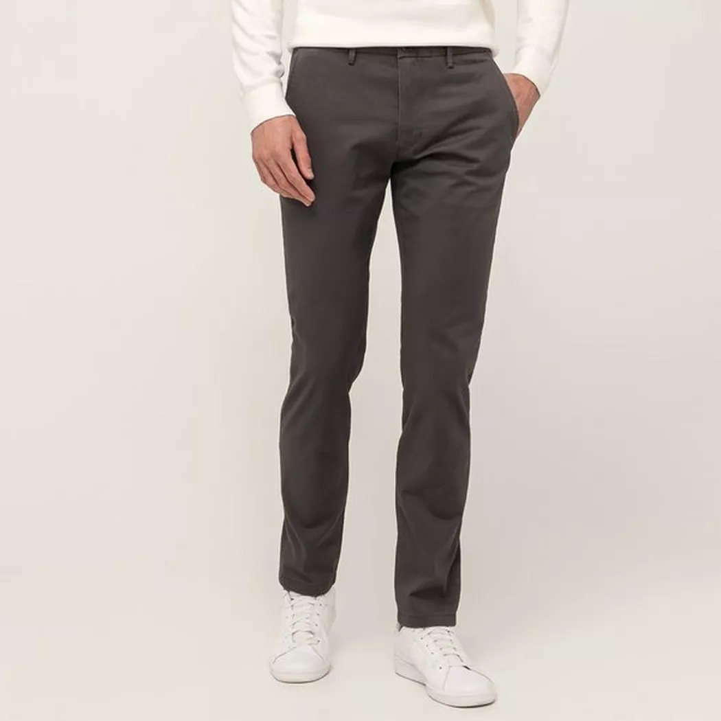 Tommy Hilfiger Pantalon Chino Core Bleecker 1985 P Dark Ash 36 Homme