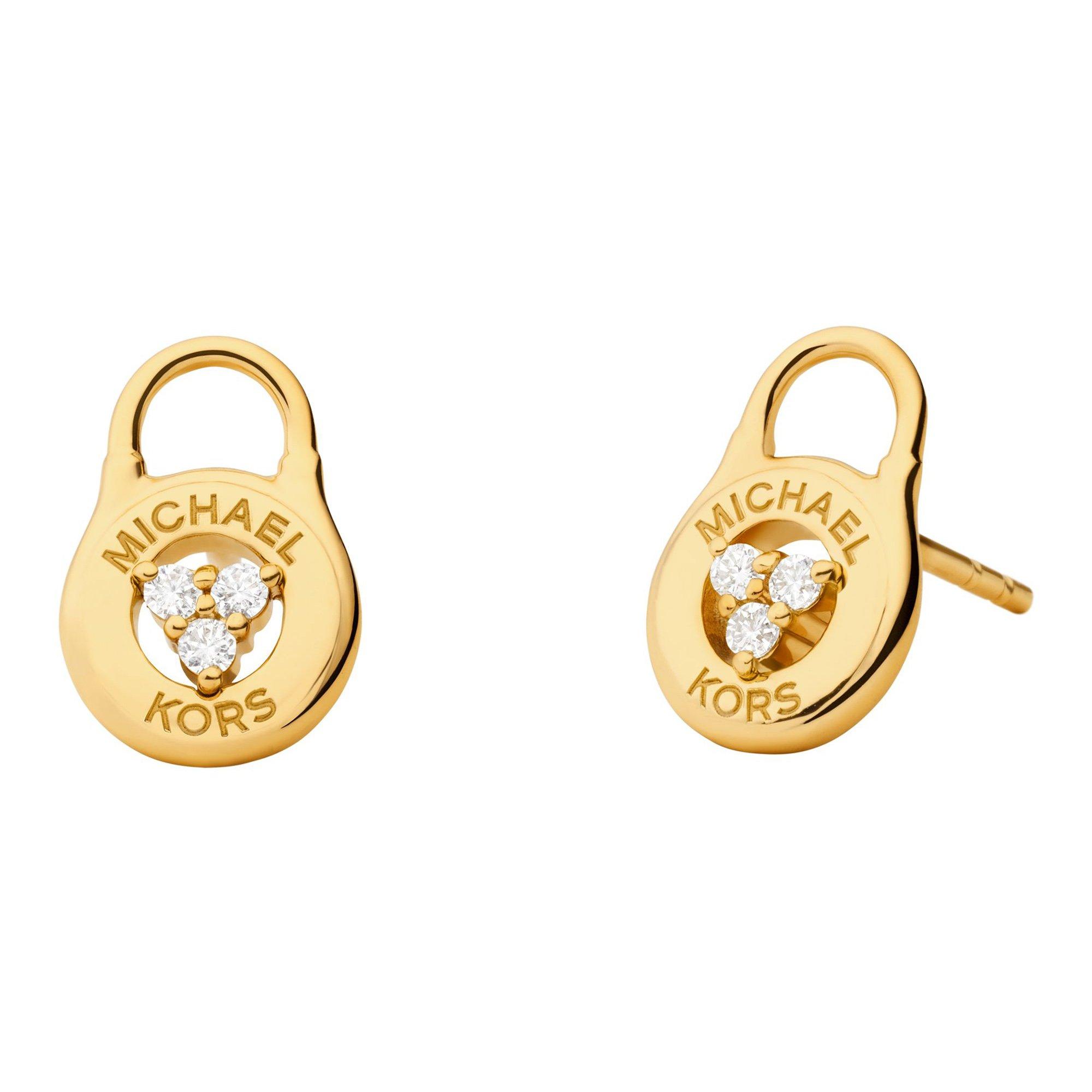 Image of Ohrstecker Damen Gold 12mm