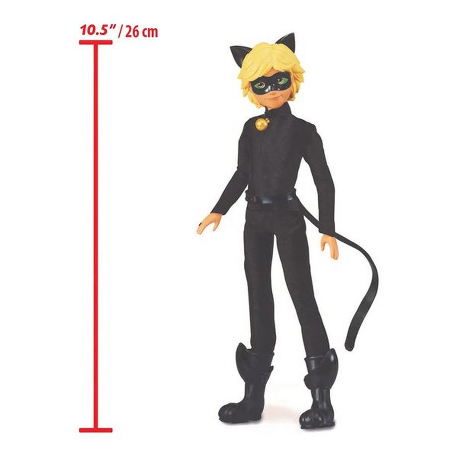 Bandai  Miraculous Cat Noir & Adrien: Fashion Doll with 2 Outfits 