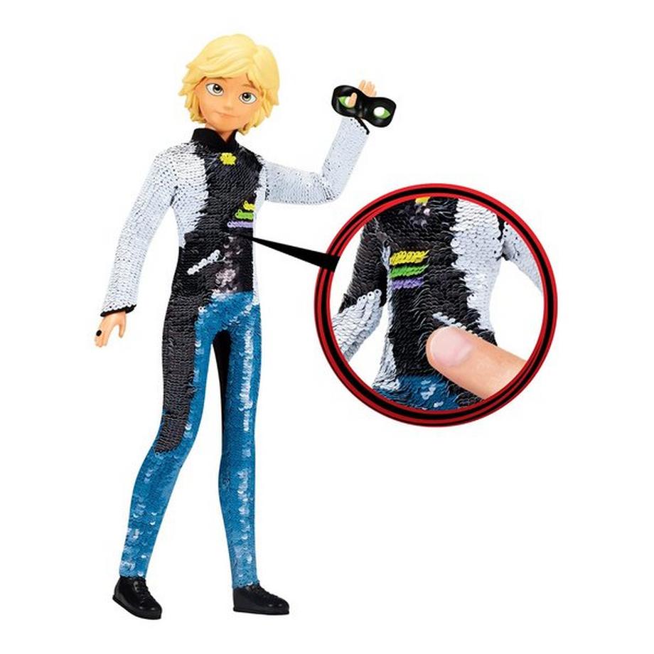 Bandai  Miraculous Adrien & Cat Noir: Fashion Doll Flip 