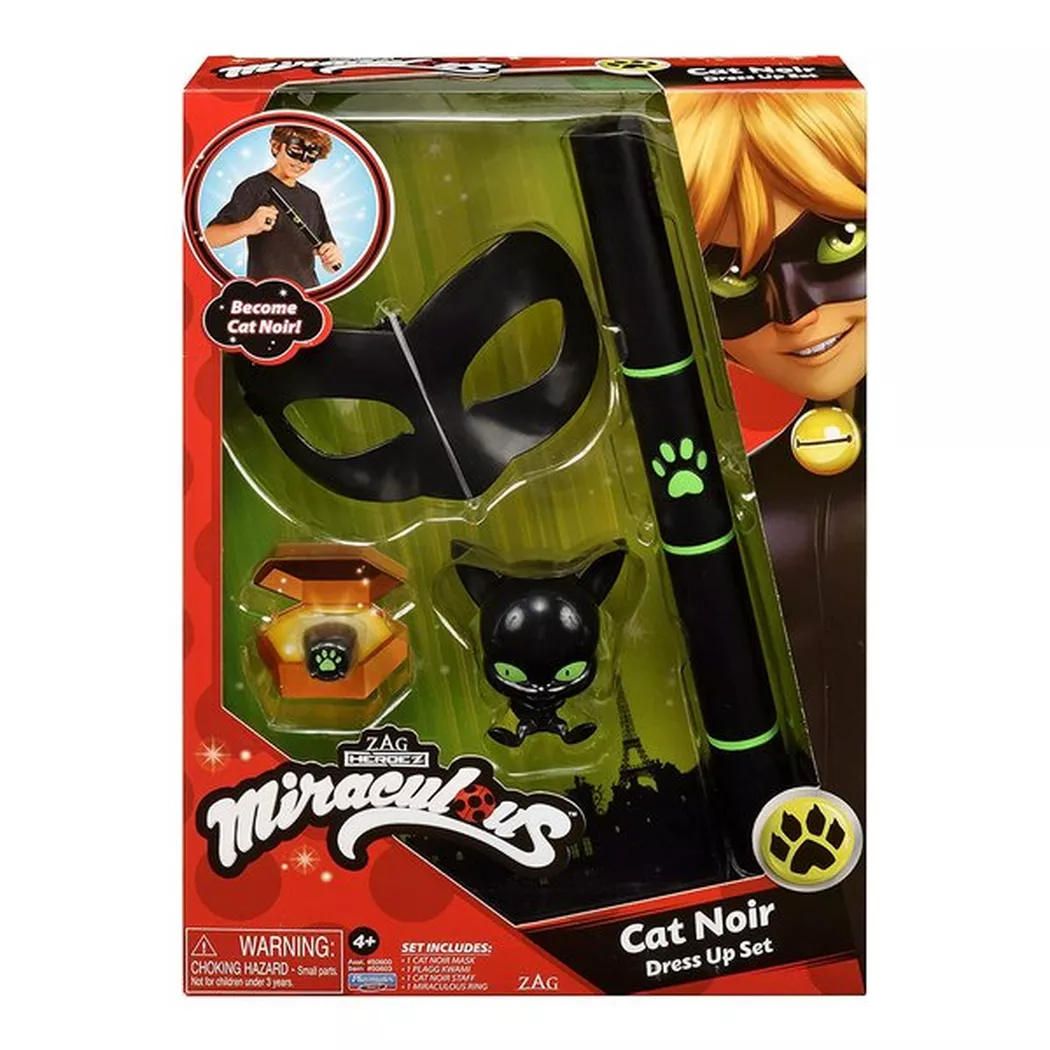 Bandai - Miraculous DressUp Set Cat, Multicolor