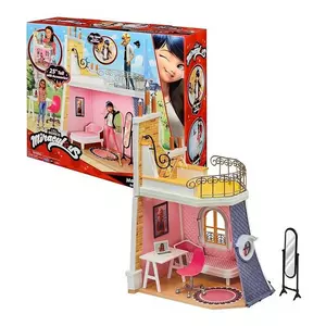 Marinette Spielwelt 2 in 1 Schlafzimmer inkl. Marinettes Schreibtisch & Balkon 
