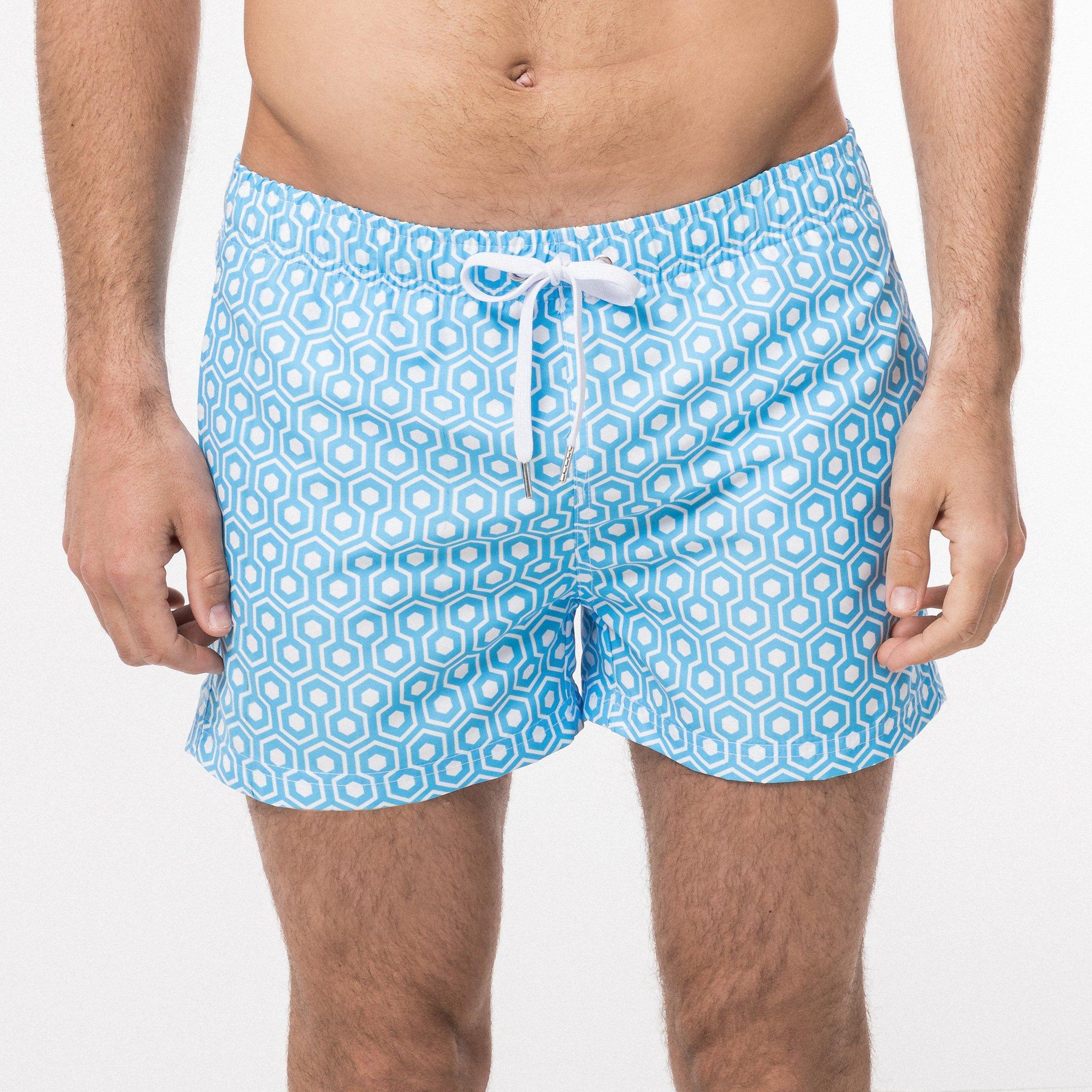 Image of Badeshorts Herren Hellblau M