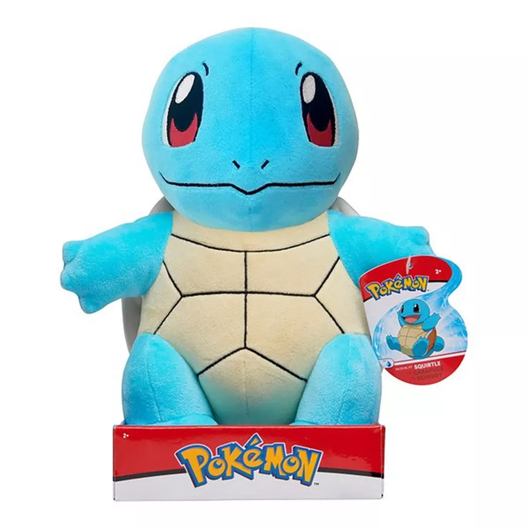 Jazwares - Pokémon Plüsch Schiggy, 30cm, Multicolor