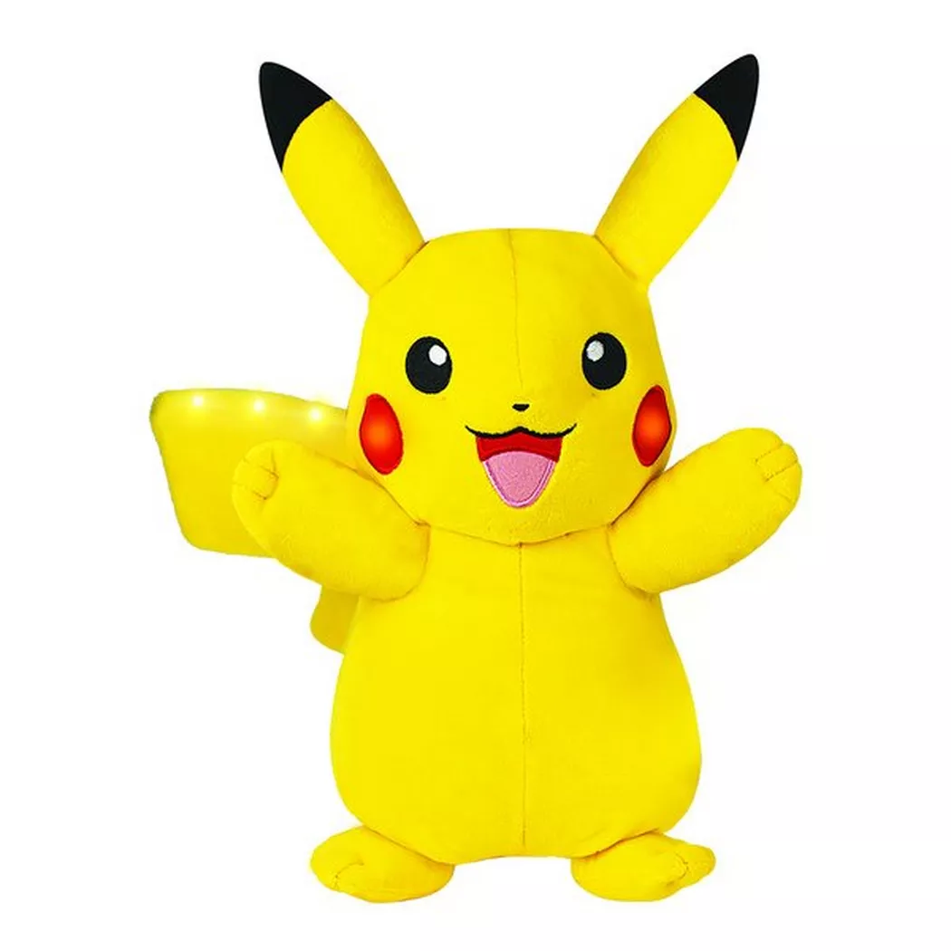 Jazwares - Funktionplüsch Pikachu  25cm, Multicolor