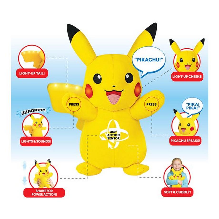 jazwares  Pikachu funzionale di peluche   