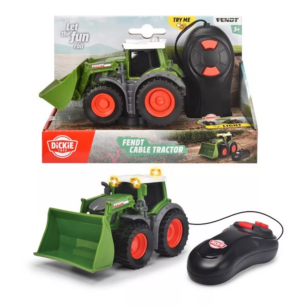 Dickie - Fendt Cable Tractor, Multicolor