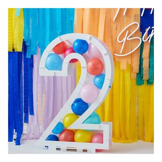 Ginger Ray  Palloncini - Kit Palloncino Numero 0 