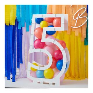 Ginger Ray  Palloncini - Kit Palloncino Numero 0 