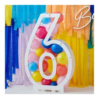 Ginger Ray  Palloncini - Kit Palloncino Numero 0 