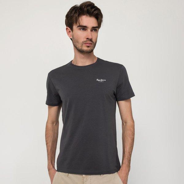 Pepe Jeans Herren T-Shirt Jacko - Baumwolle Mit Logo-Print