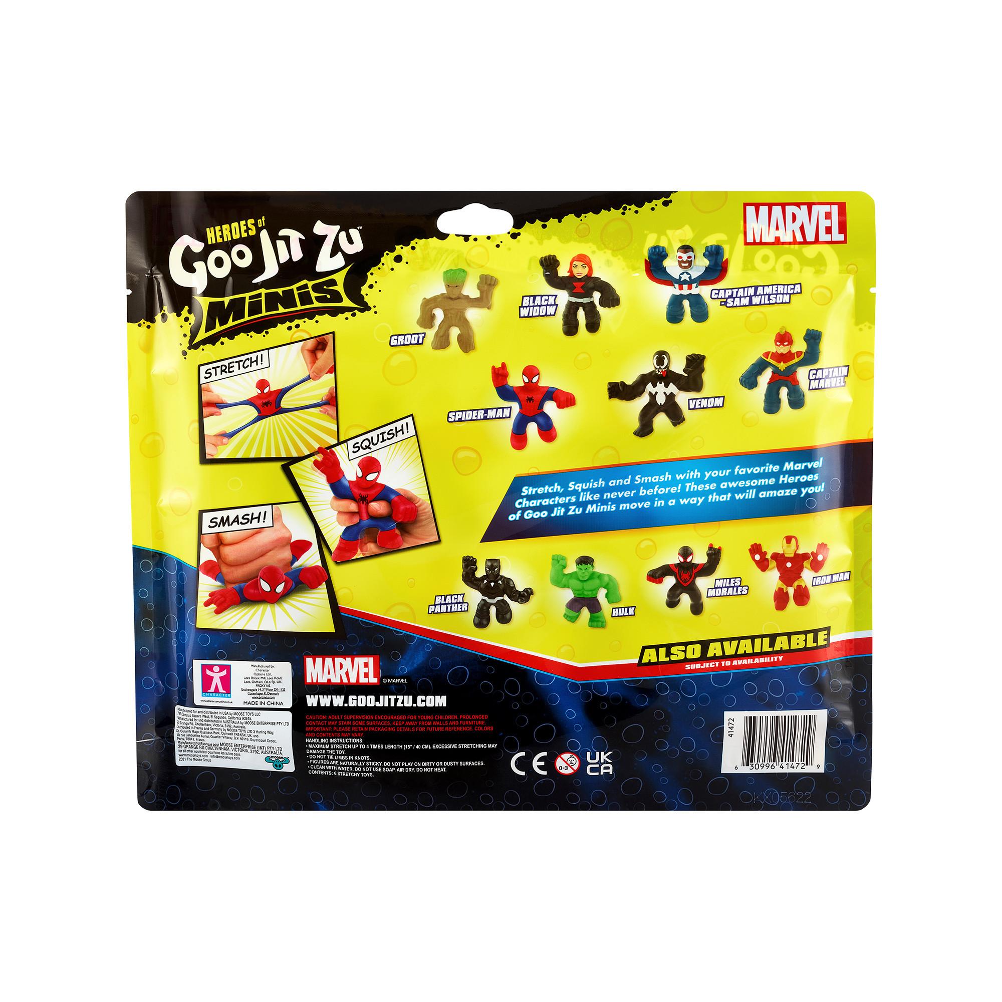 Goo Jit Zu  Hero Marvel Figure, assortiment aléatoire 