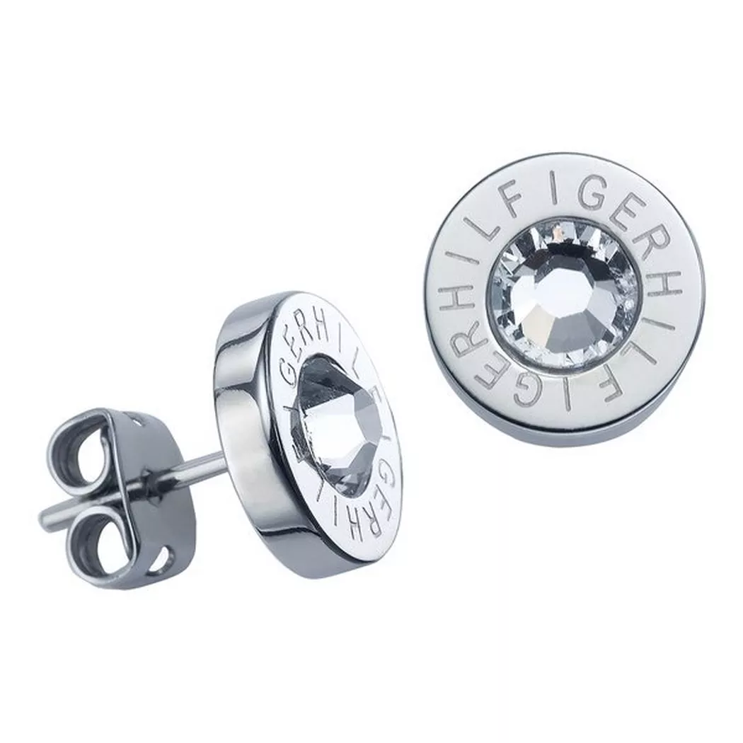 Tommy Hilfiger - Ohrstecker, Holiday Trend, One Size, Silber