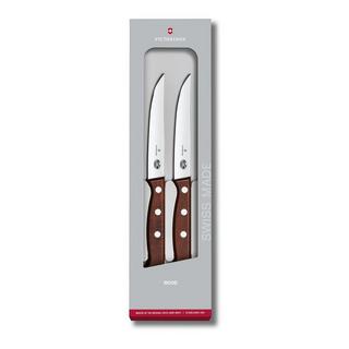 VICTORINOX Steakmesser, 2 Stück Wood 
