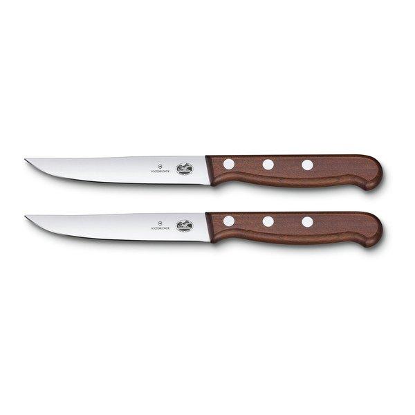 VICTORINOX Coltello da bistecca, 2 pezzi Wood 