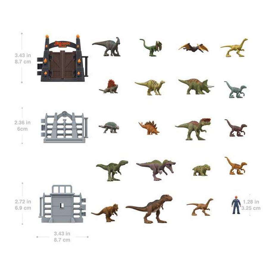 Mattel  Jurassic World Dinosaurier Adventskalender 