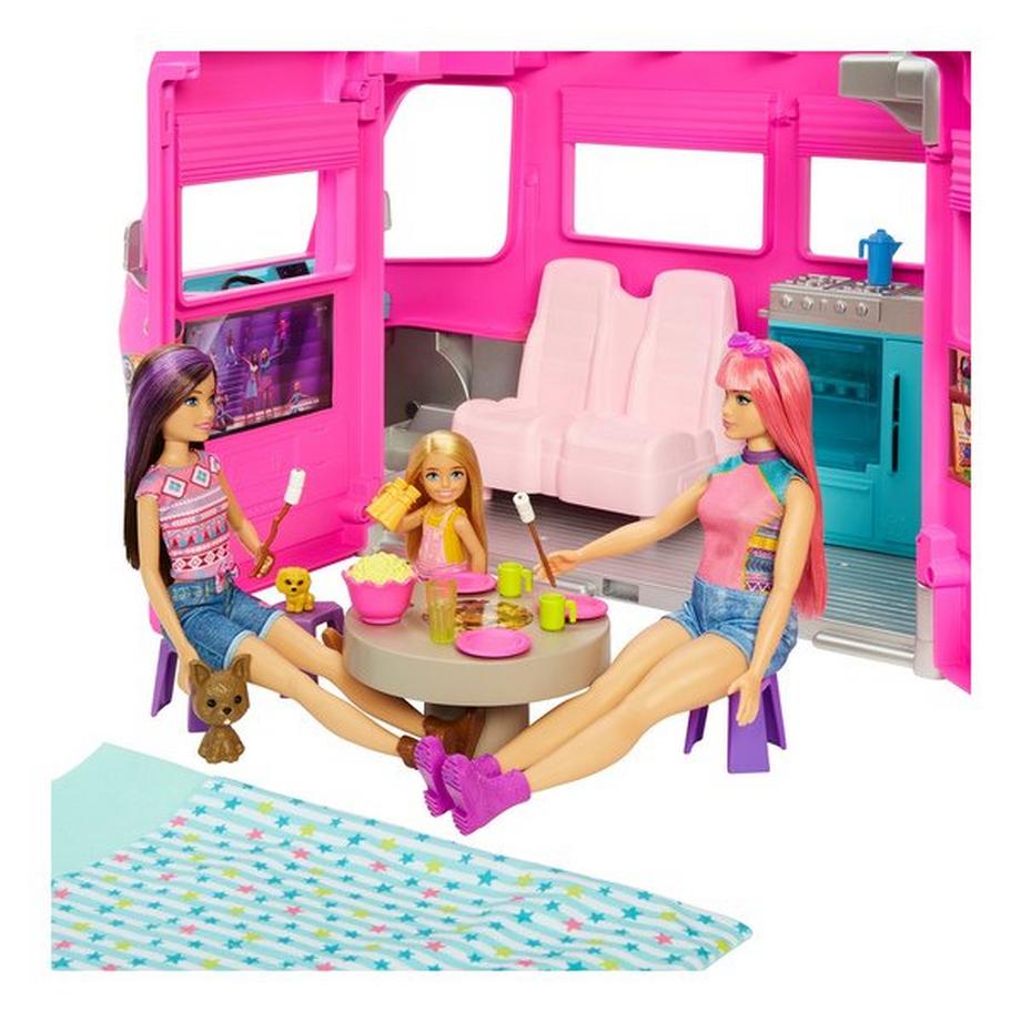 Barbie  Camping-Car Transformable 