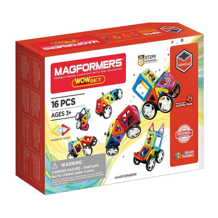 MAGFORMERS  Magformers Wow Set 16 pièces 