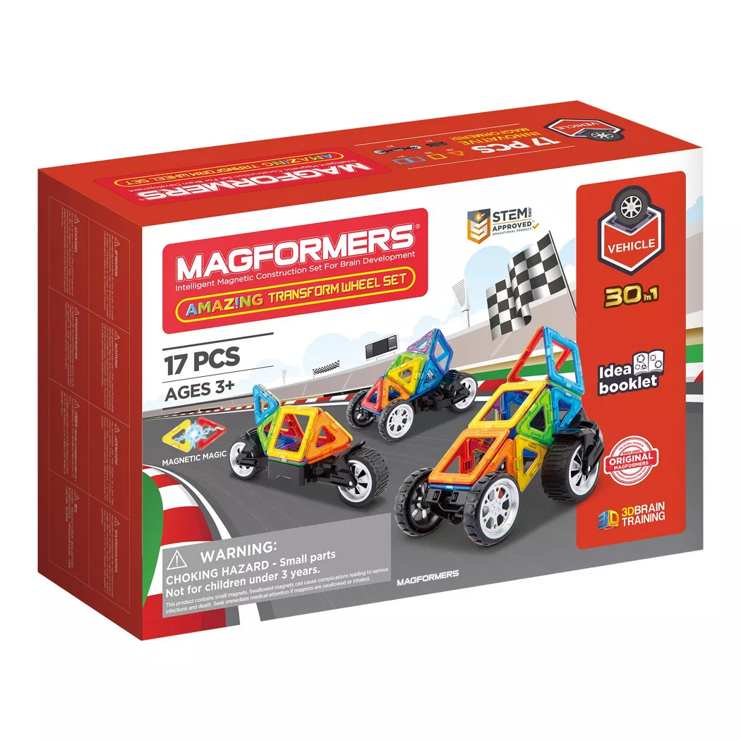 MAGFORMERS -  Amazing Transform Wheel Set, Multicolore