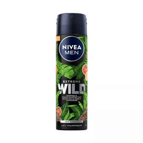 NIVEA Deo Spray MEN Extreme Wild Zedernholz Deo Extreme Wild Legno di cedro Spray Male 